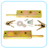 Pair of garage door bolts dot
